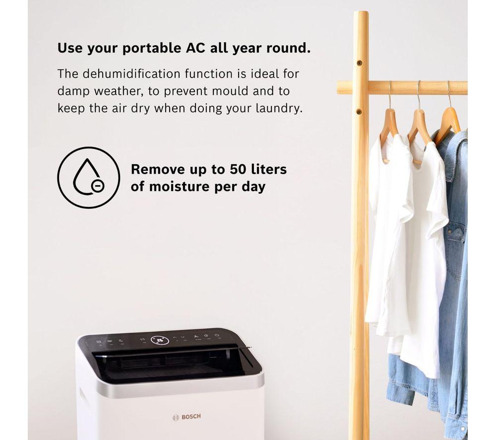 BOSCH Cool 4000 Portable 3-in-1 Air Conditioner & Dehumidifier