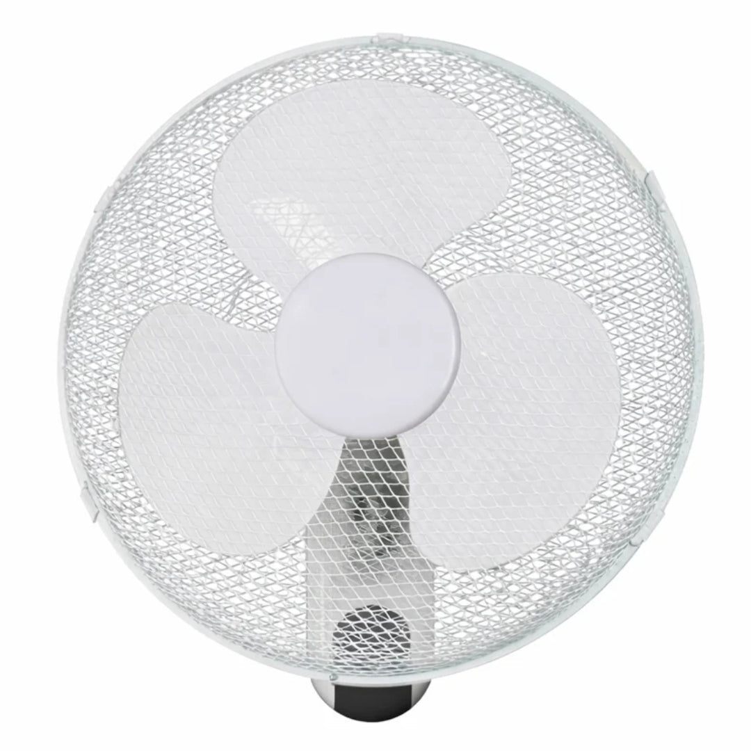 Status 16" Wall Fan with Remote Control , White - S16WALLFANR