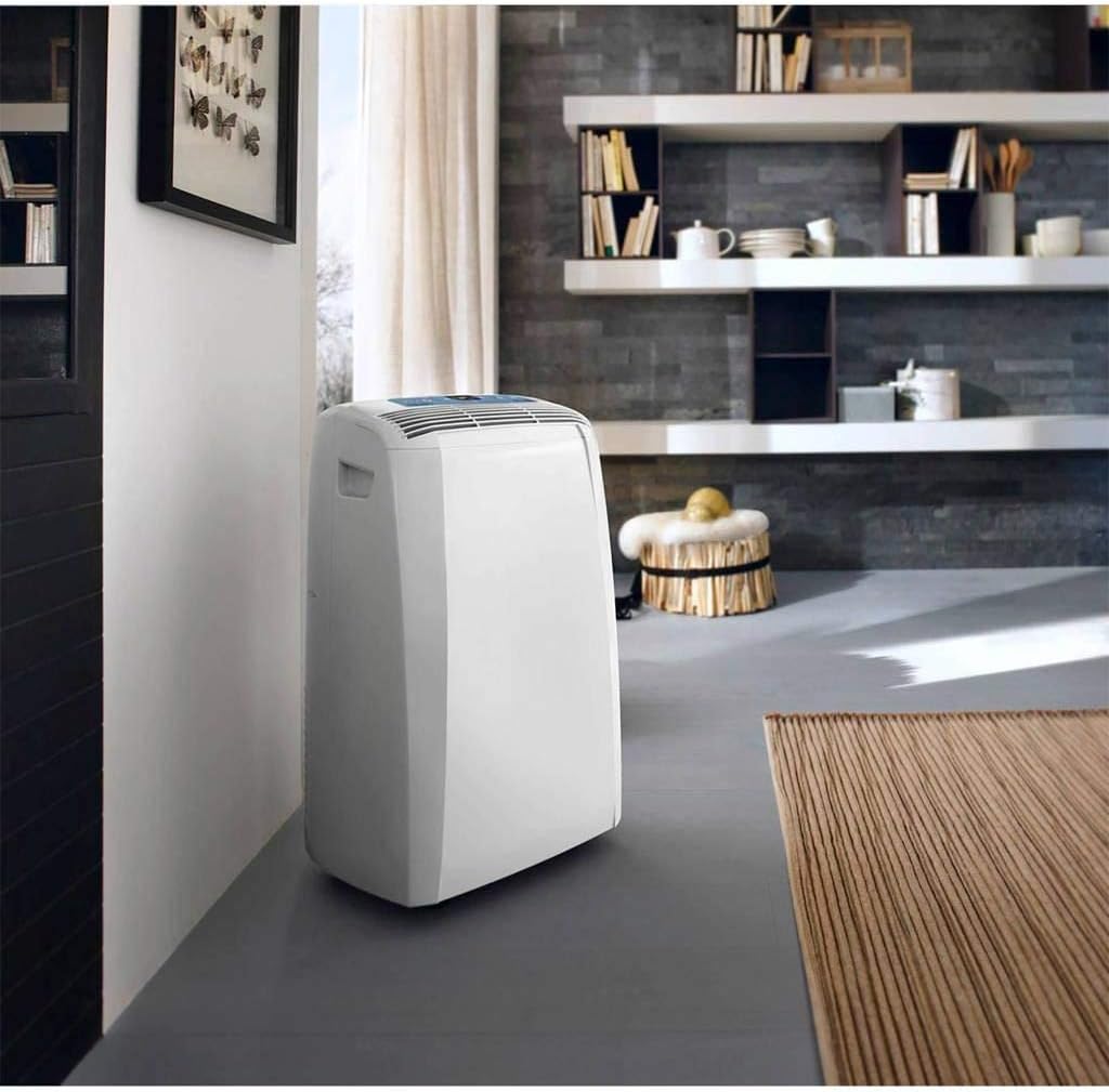 Delonghi Pinguino PAC N90 Silent Portable Air Conditioner and Dehumidifier with Real Feel Technology 9800 BTU