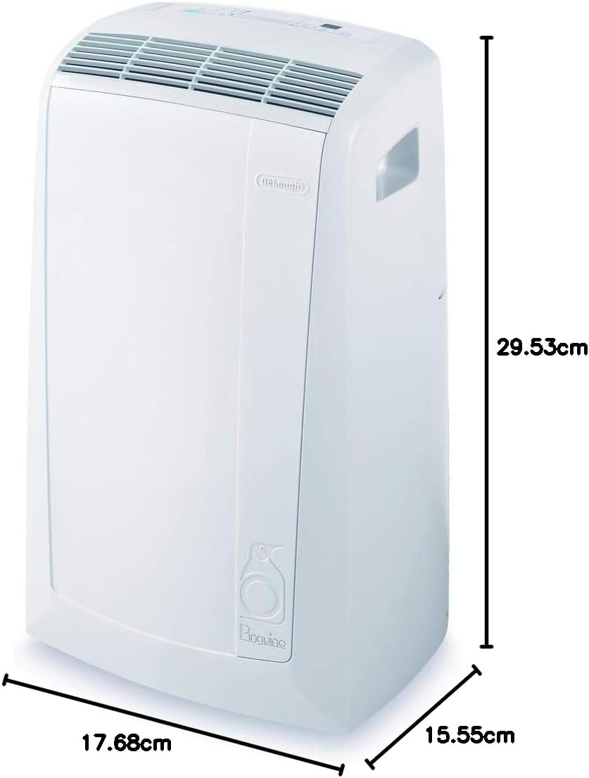 Delonghi Pinguino PAC N90 Silent Portable Air Conditioner and Dehumidifier with Real Feel Technology 9800 BTU