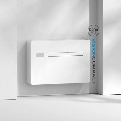 Vision Compact 2.3 Twin Duct Air Conditioning Unit & Heat Pump White - VIS2.3DW-COMP