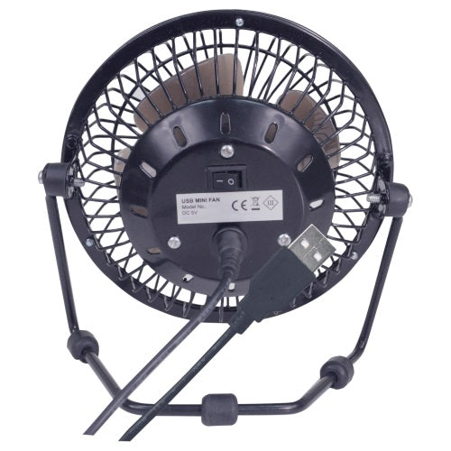 Premiair 4" USB Fan - Black - EH1570