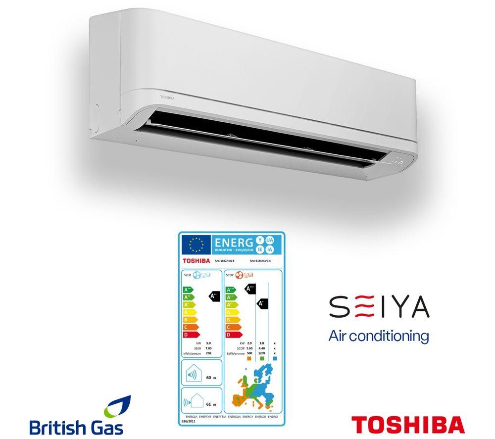 Toshiba Seiya 3.3 kW Single Split Air Conditioner – R32 Inverter Cooling & Heating, WiFi Ready