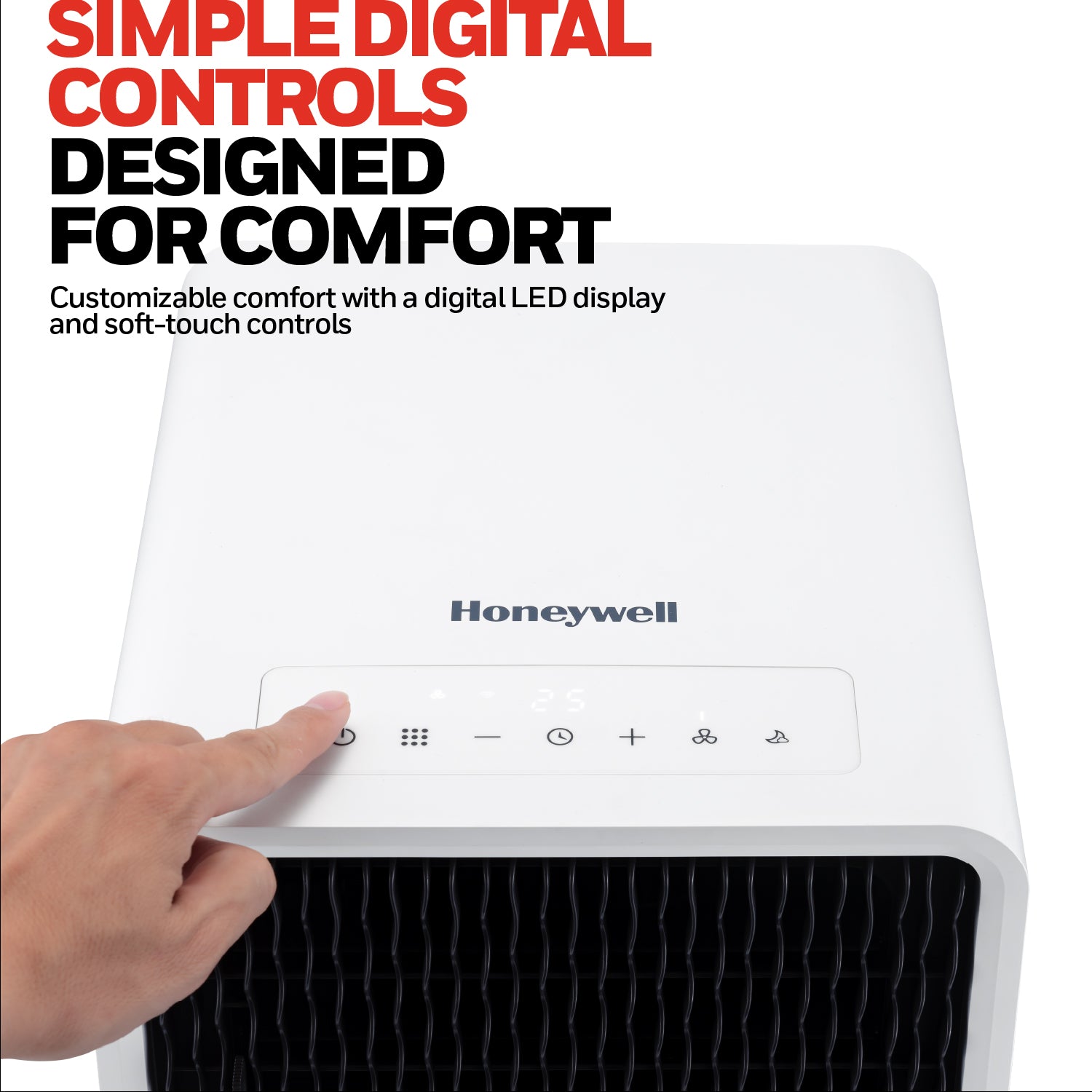 Honeywell HX Series 3-in-1 Cooling, Dehumidifying and Fan 12000BTU Portable Air Conditioner - HX12CESAWG