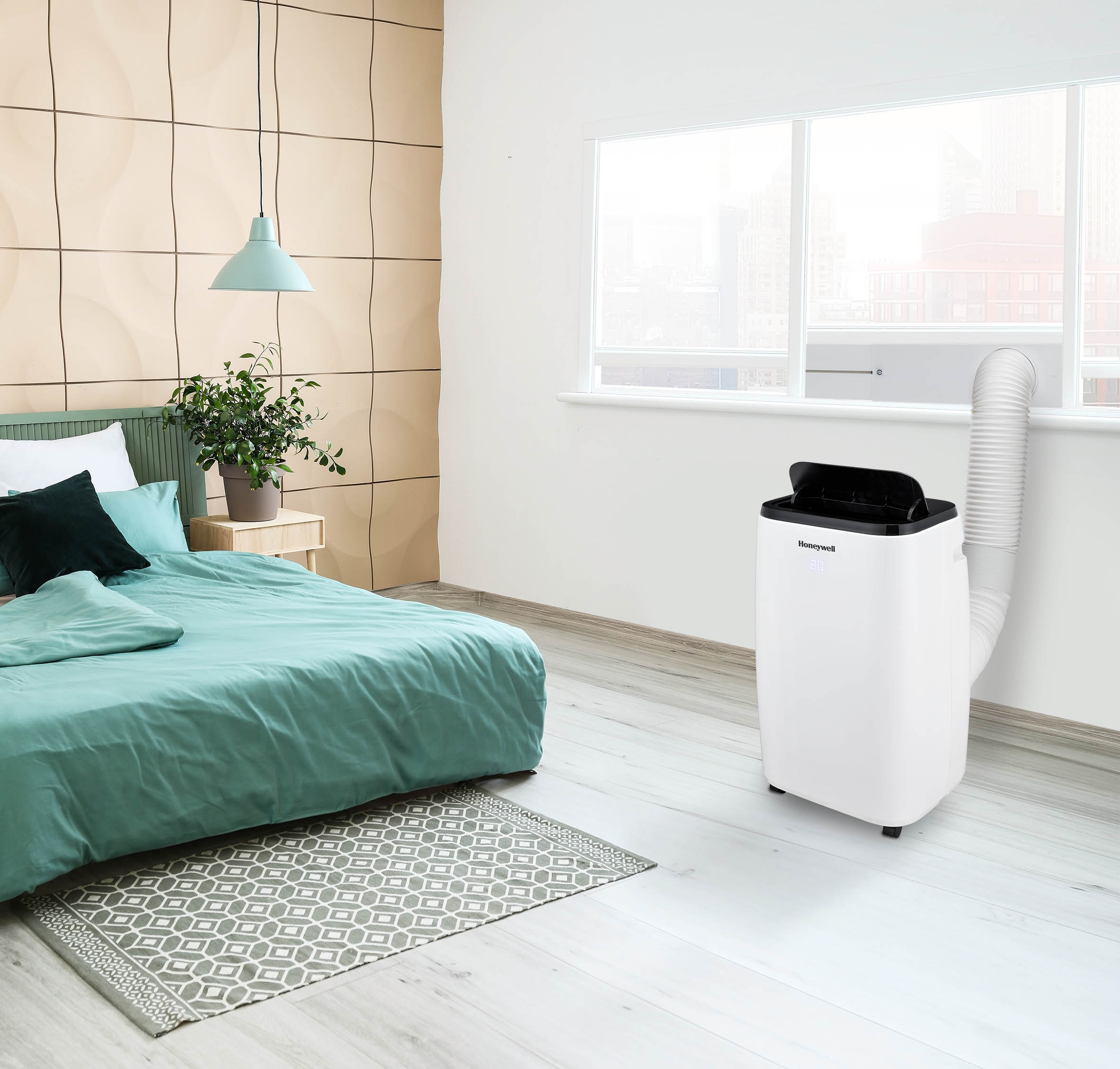 Honeywell 12000 BTU WiFi Compatible Portable Air Conditioner With Voice Control - White - HT12CESVWK