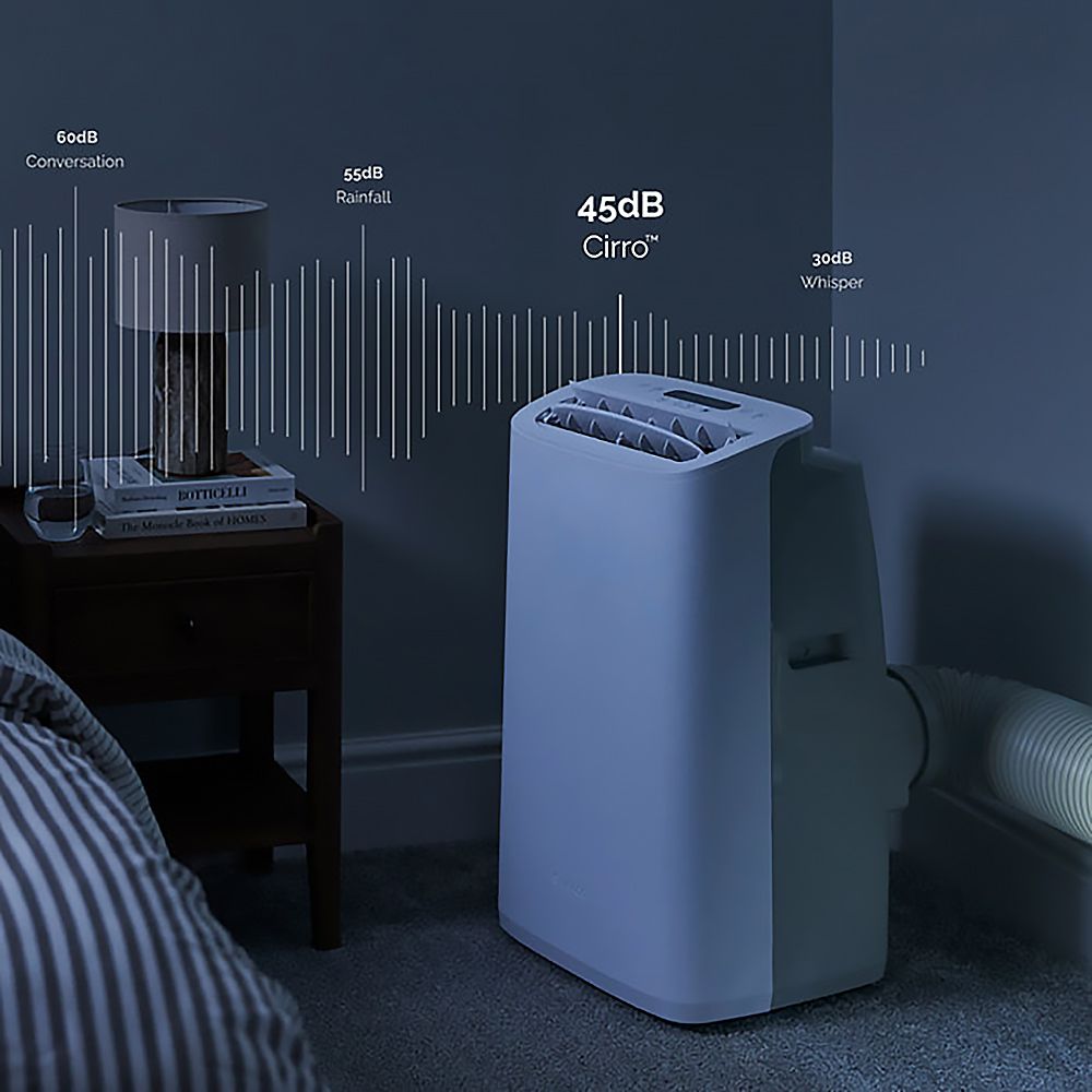 Meaco Cirro 12000 BTU Portable Air Conditioner – Quiet 45dB, Smart App Control