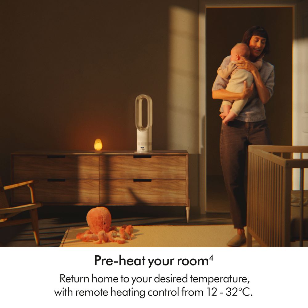 Dyson Hot+Cool HF1 Tower Fan Heater – Air Multiplier, Smart Control