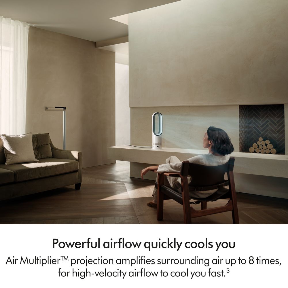 Dyson Hot+Cool HF1 Tower Fan Heater – Air Multiplier, Smart Control
